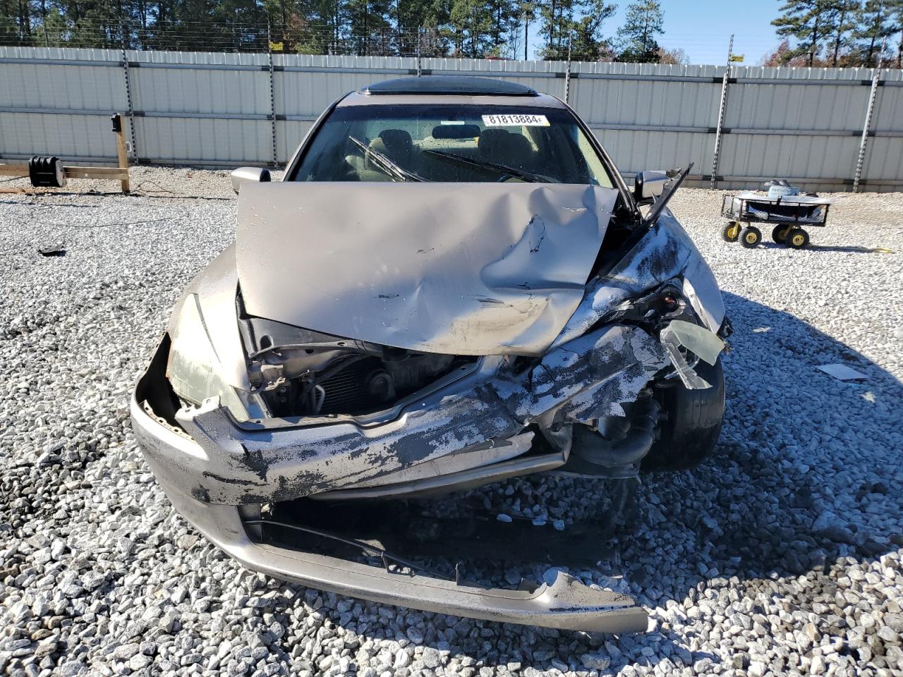 2005 Honda Accord VIN 1HGCM56855A087246 Copart auction photo, front end damage thumbnail 5