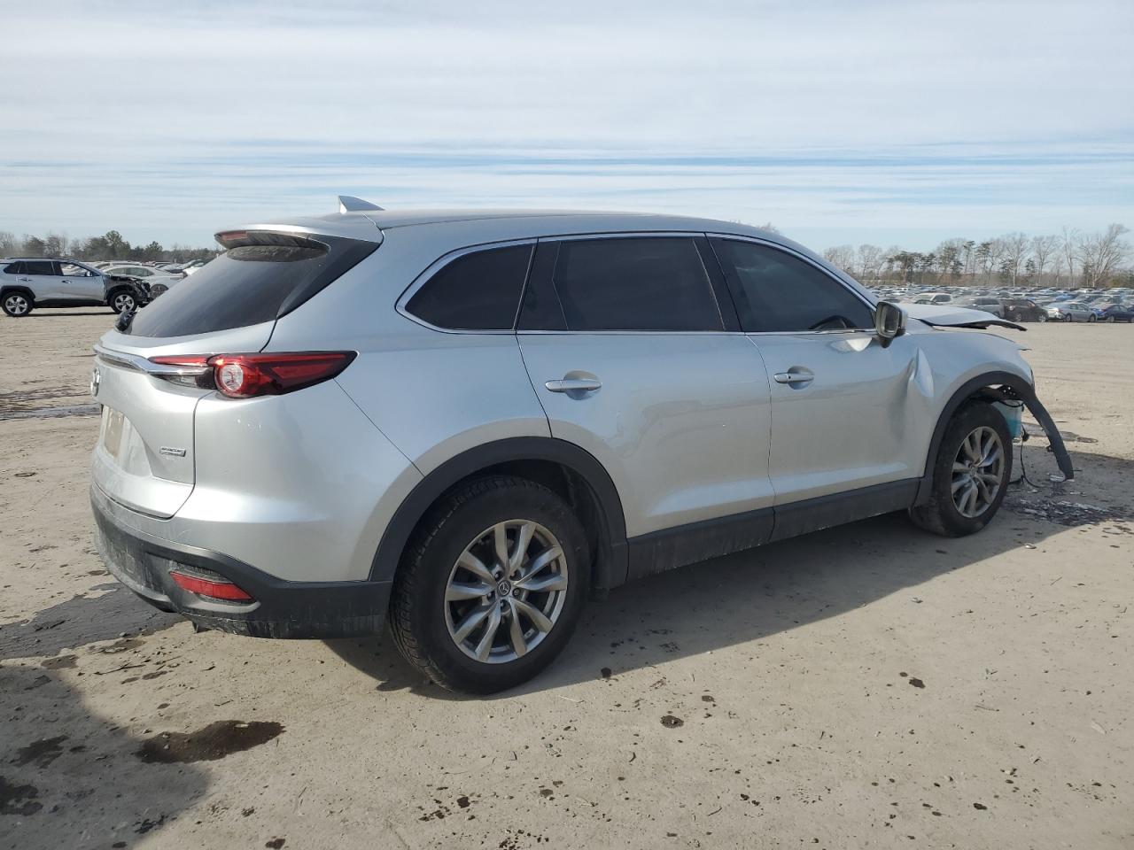 2018 Mazda CX-9 VIN JM3TCBCY4J0210594 Copart auction photo, front end / side damage thumbnail 3