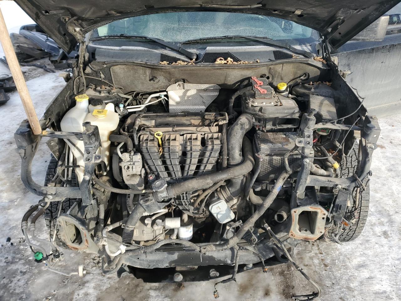 2012 Jeep Liberty (Patriot) VIN 1C4NJRFB8CD564671 Copart auction photo, front end / mechanical damage thumbnail 12