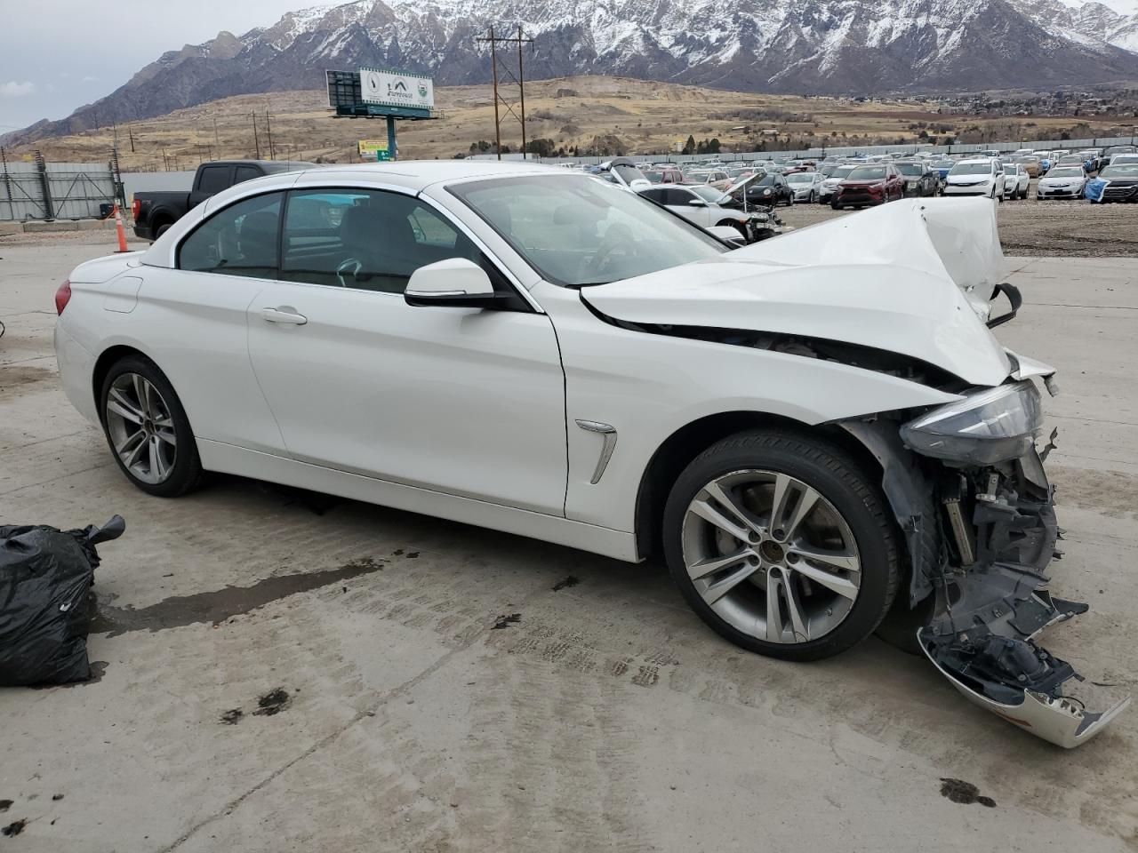 2018 BMW 4er VIN WBA4Z7C57JEA33251 Copart auction photo, front end damage thumbnail 4