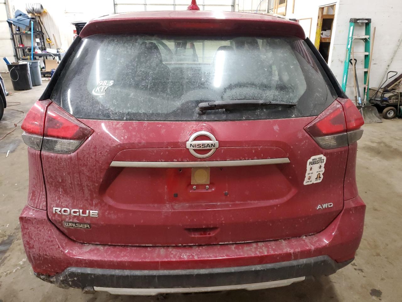 2017 Nissan Rogue VIN JN8AT2MV7HW008008 Copart auction photo, front end damage thumbnail 6