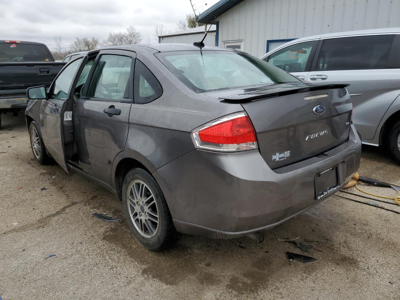 2011 Ford Focus VIN 1FAHP3FN5BW194582 Copart auction photo, side damage thumbnail 2