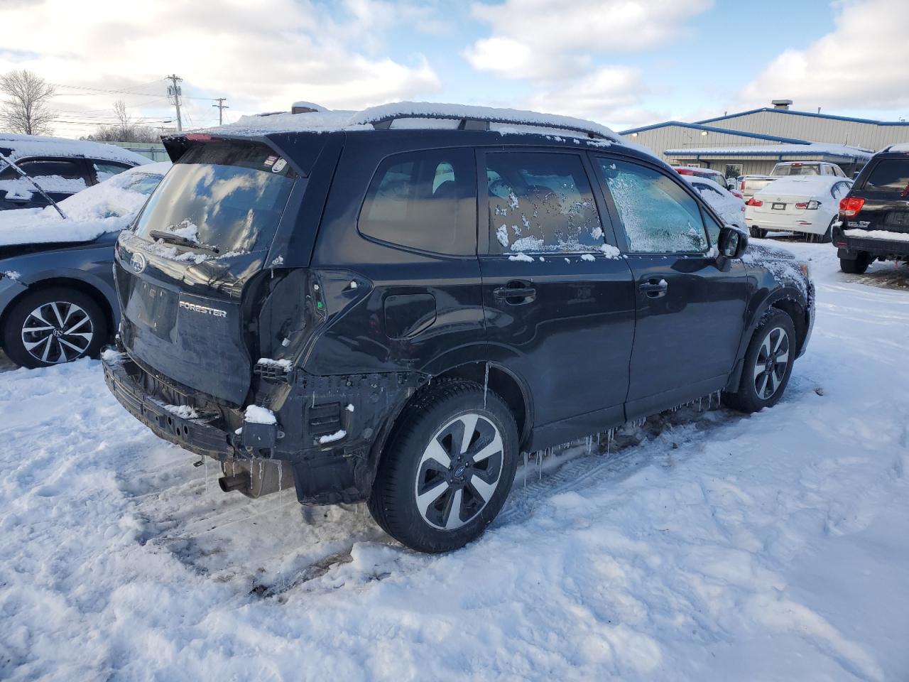 2018 Subaru Forester VIN JF2SJAGC9JH539085 Copart auction photo, rear end damage thumbnail 3