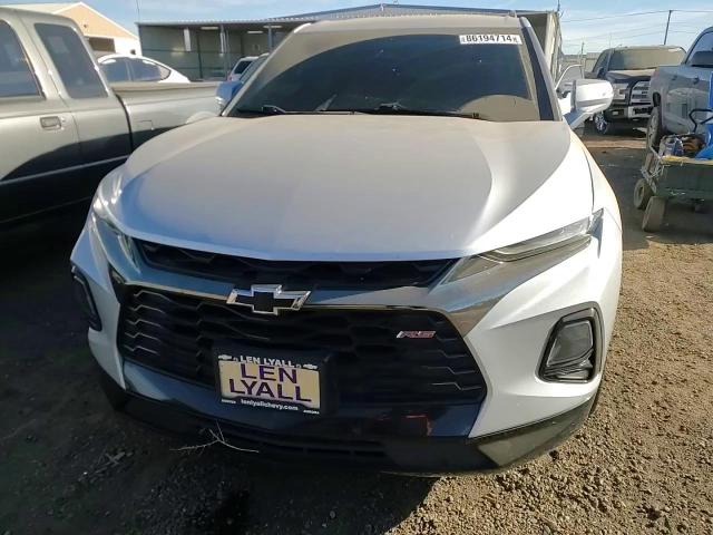 2020 Chevrolet Blazer VIN 3GNKBKRS8LS678275 Copart auction photo, side damage thumbnail 11