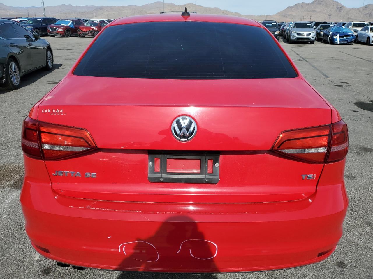 2015 Volkswagen Jetta VIN 3VWD17AJ8FM332317 Copart auction photo, front end / side damage thumbnail 6