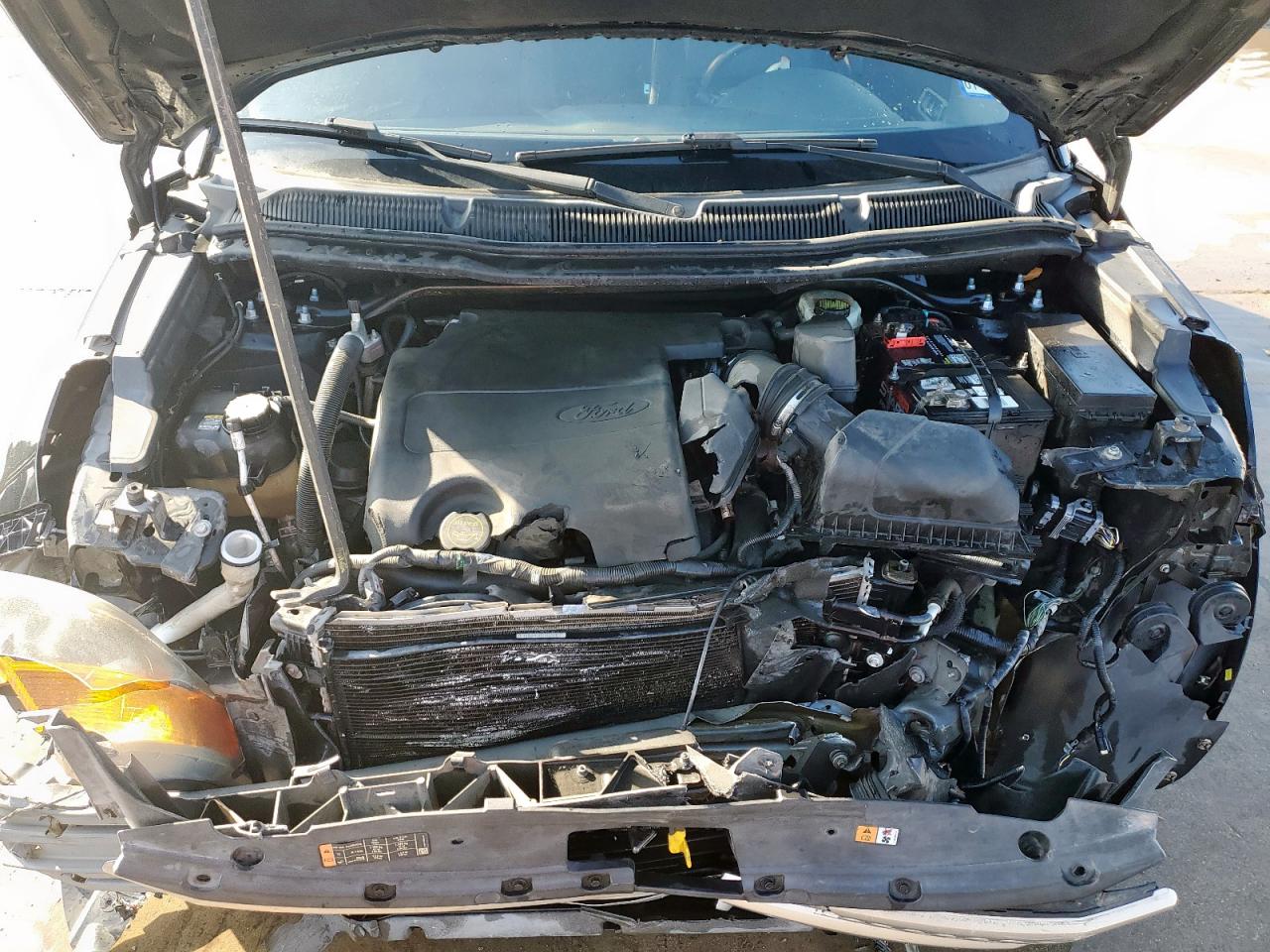 2015 Ford Explorer VIN 1FM5K7D80FGC61939 Copart auction photo, front end damage thumbnail 12