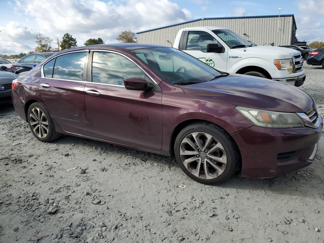 2013 Honda Accord VIN 1HGCR2F59DA262764 Copart auction photo, rear end / side damage thumbnail 4