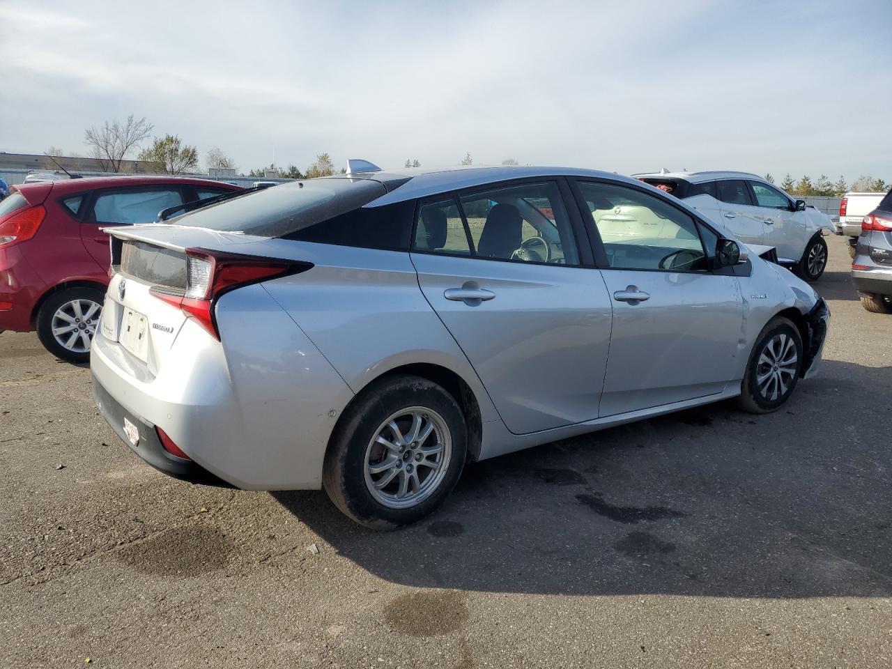 2021 Toyota Prius VIN JTDL9MFU4M3030238 Copart auction photo, front end damage thumbnail 3