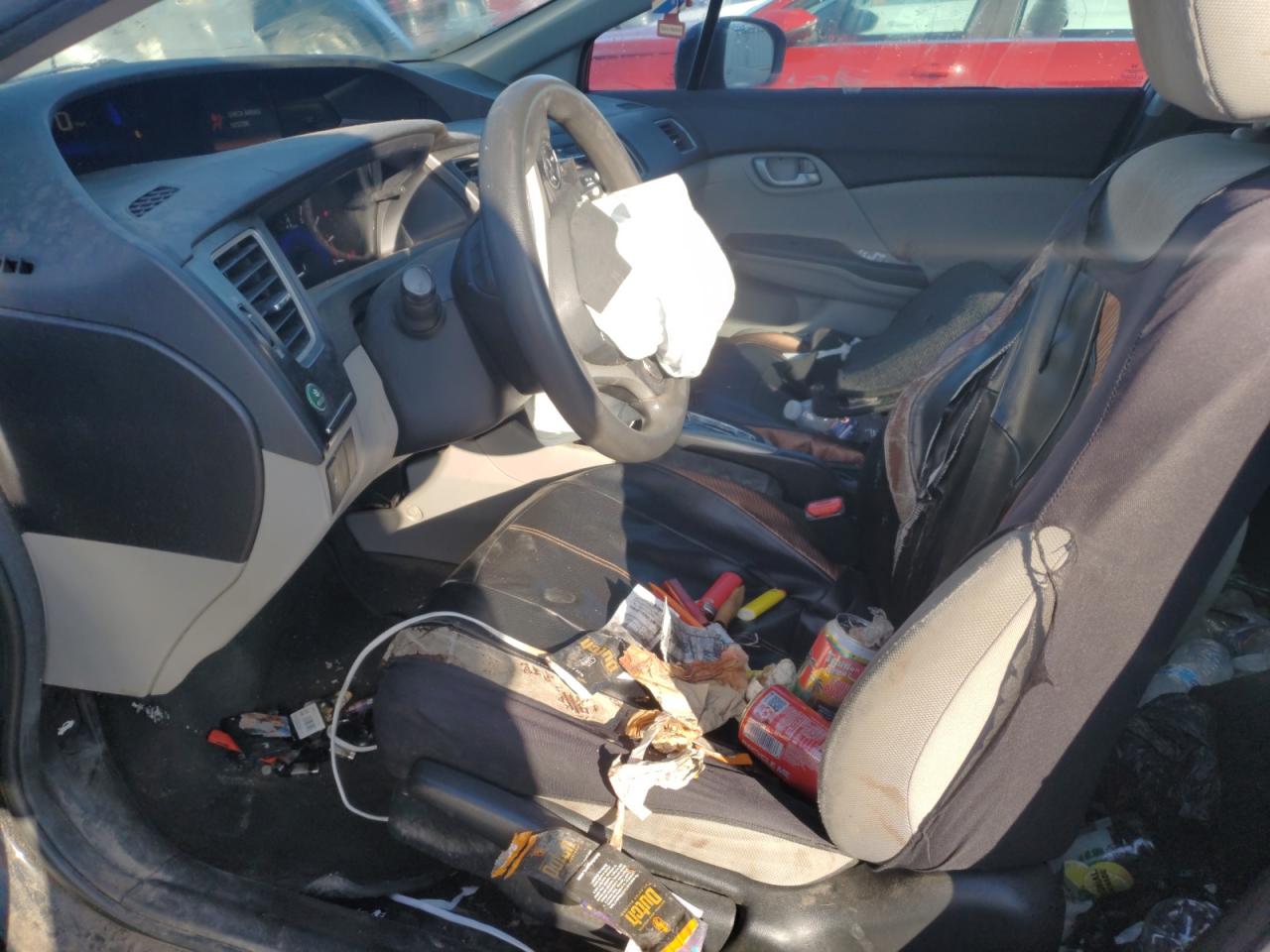 2014 Honda Civic VIN 2HGFB2F59EH502786 Copart auction photo, front end damage thumbnail 7