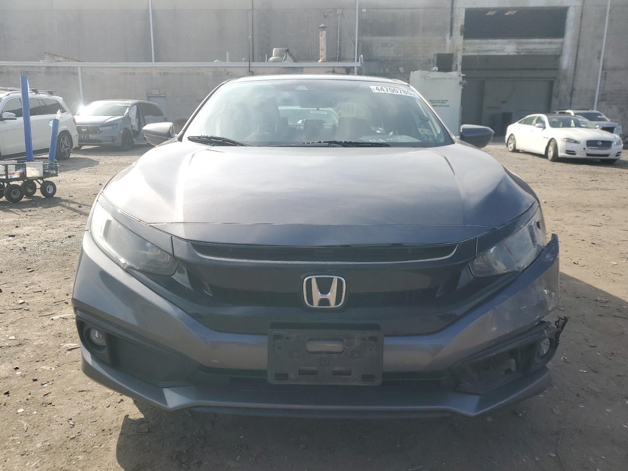 2019 Honda Civic VIN 19XFC2F85KE029854 Copart auction photo, front end / minor dent/scratches damage thumbnail 5