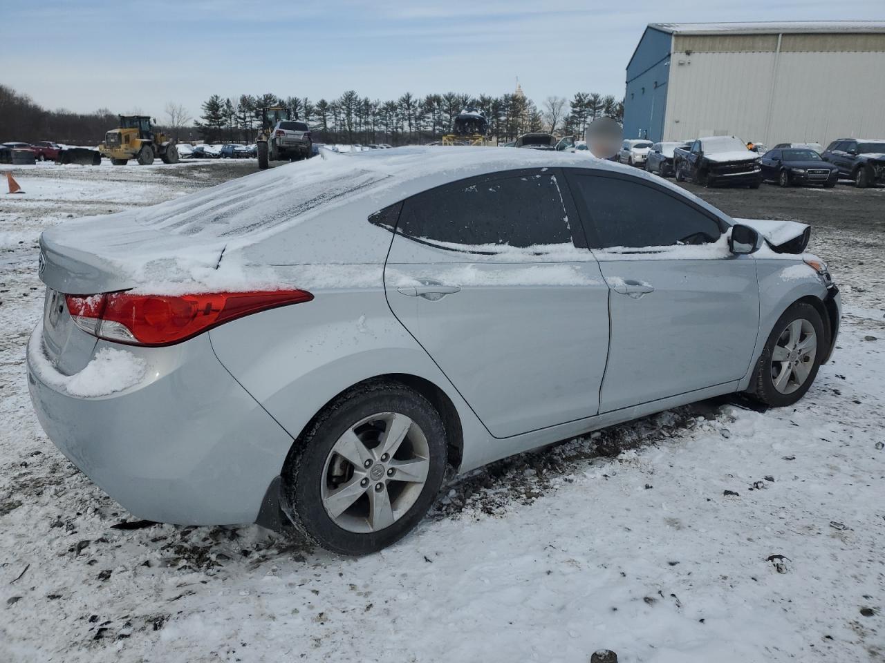 2013 Hyundai Elantra VIN 5NPDH4AE3DH232564 Copart auction photo, front end damage thumbnail 3