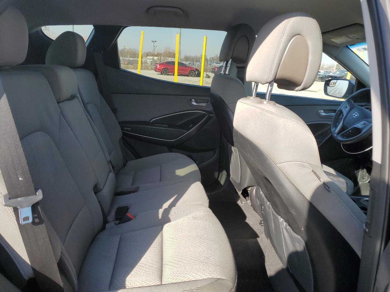 2017 Hyundai Santa Fe VIN 5NMZU3LB5HH002350 Copart auction photo, front end / side damage thumbnail 11