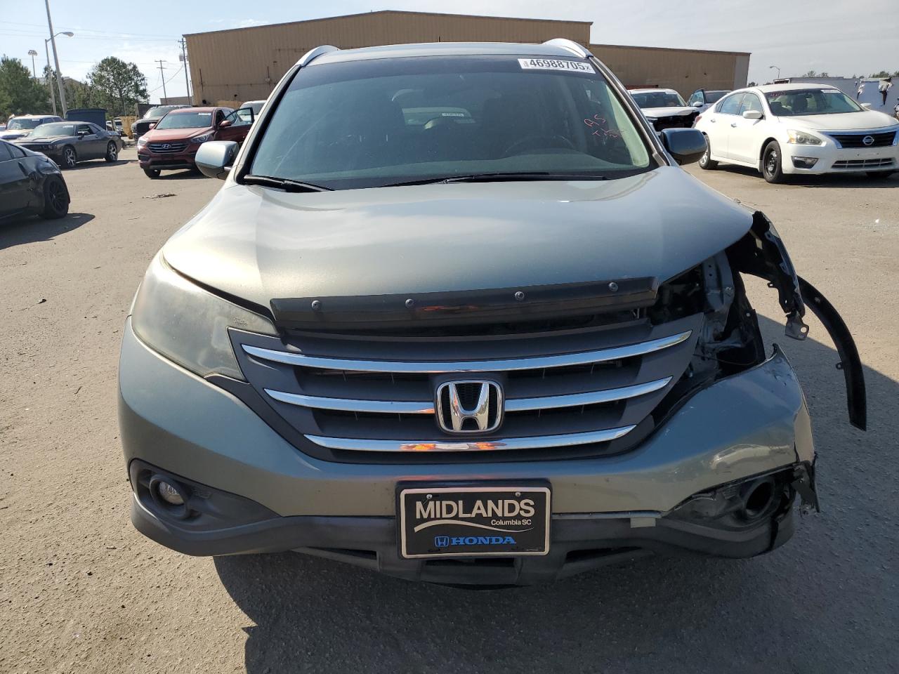 2012 Honda CR-V VIN JHLRM4H70CC023420 Copart auction photo, front end damage thumbnail 5