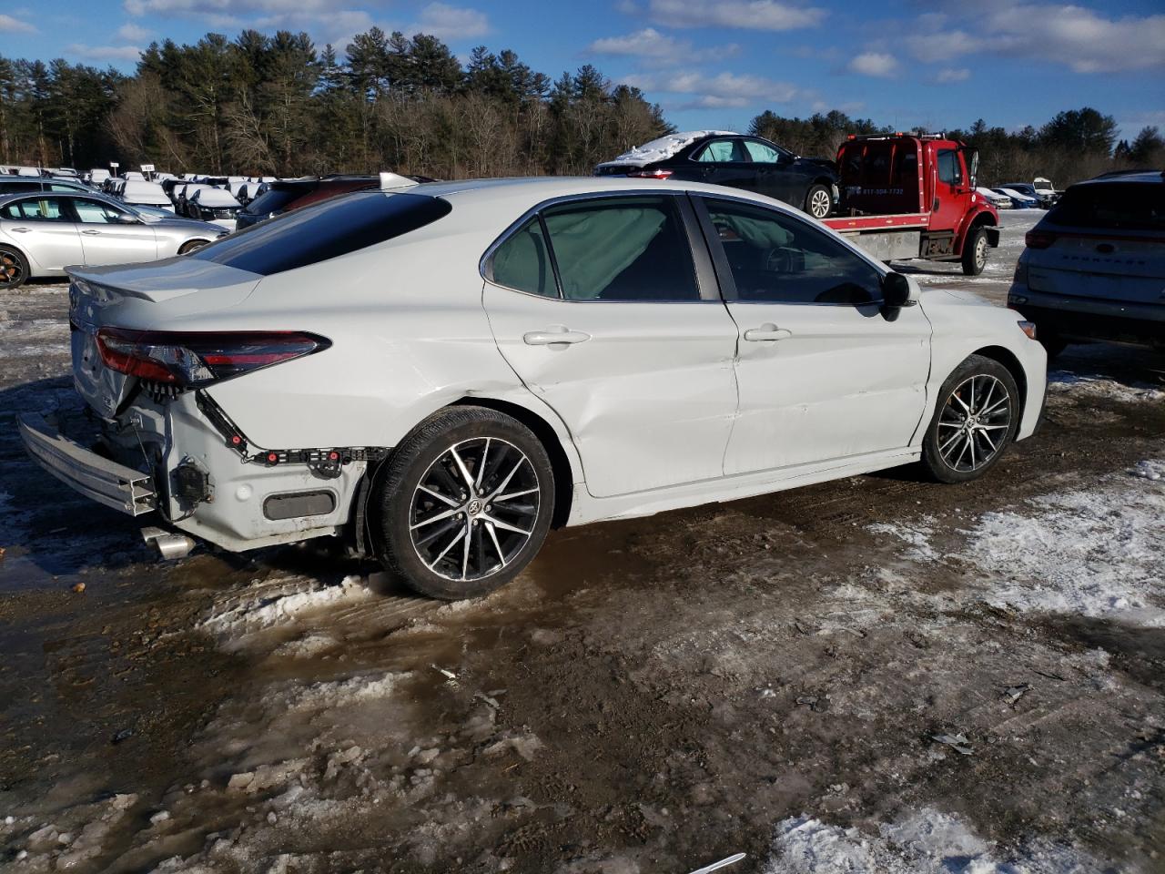 2023 Toyota Camry VIN 4T1T11BK2PU092550 Copart auction photo, rear end / side damage thumbnail 3