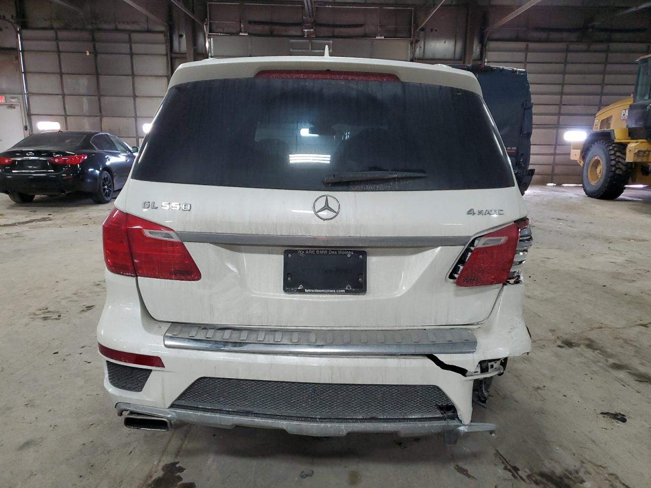 2016 Mercedes-Benz GL-klasse VIN 4JGDF7DEXGA676325 Copart auction photo, rear end / undercarriage damage thumbnail 6