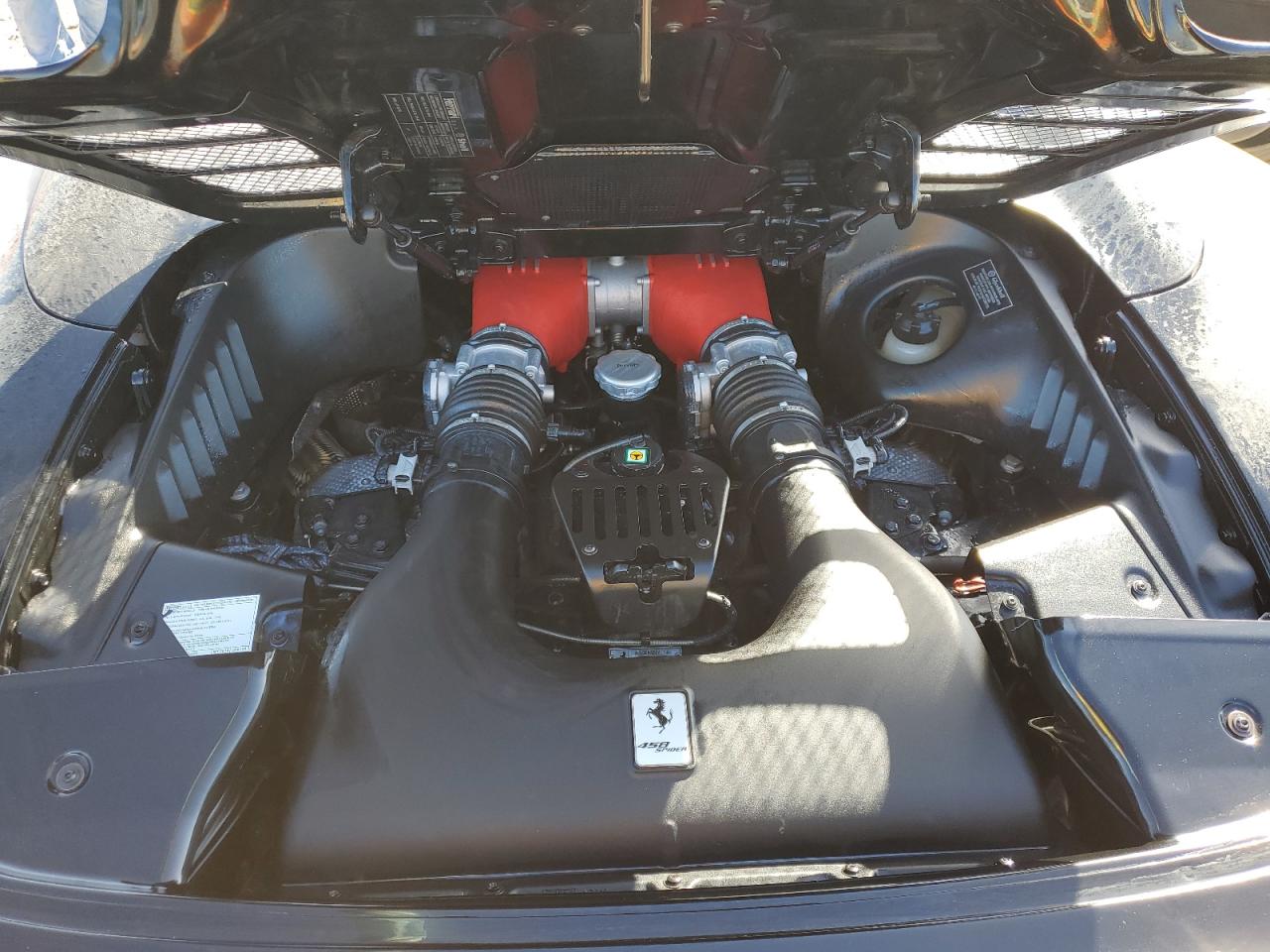 2014 Ferrari 458 VIN ZFF68NHA9E0203538 Copart auction photo, water/flood damage thumbnail 11