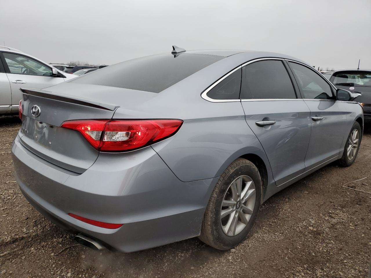 2017 Hyundai Sonata VIN 5NPE24AF0HH542174 Copart auction photo, front end / minor dent/scratches damage thumbnail 3