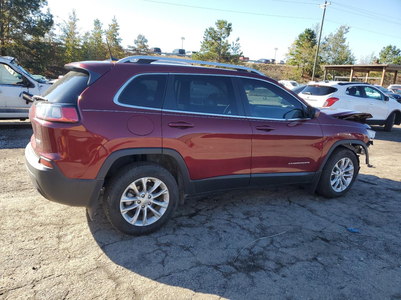 2019 Jeep Grand Cherokee VIN 1C4PJLCB5KD466853 Copart auction photo, front end damage thumbnail 3