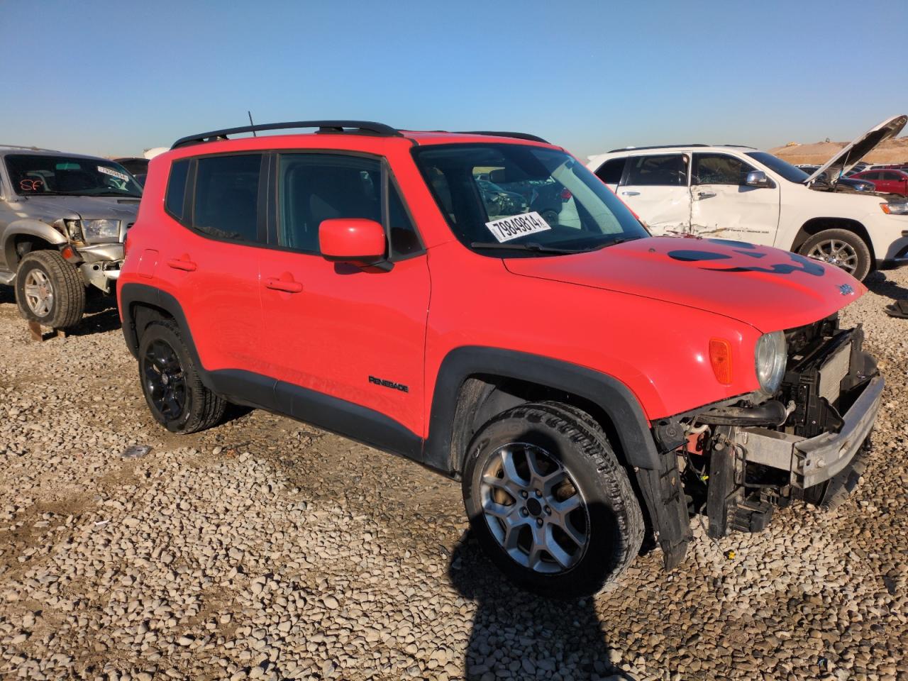 2018 Jeep Renegade VIN ZACCJBBB1JPH07608 Copart auction photo, front end damage thumbnail 4