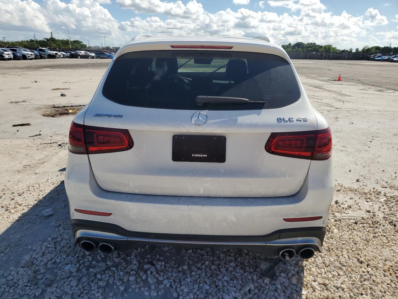 2021 Mercedes-Benz GLC VIN W1N0G6EB2MF948792 Copart auction photo, front end / side damage thumbnail 6