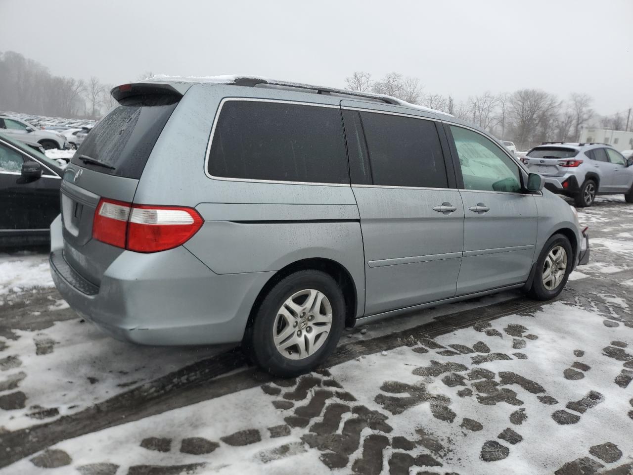 2006 Honda Odyssey VIN 5FNRL38696B076626 Copart auction photo, rear end damage thumbnail 3