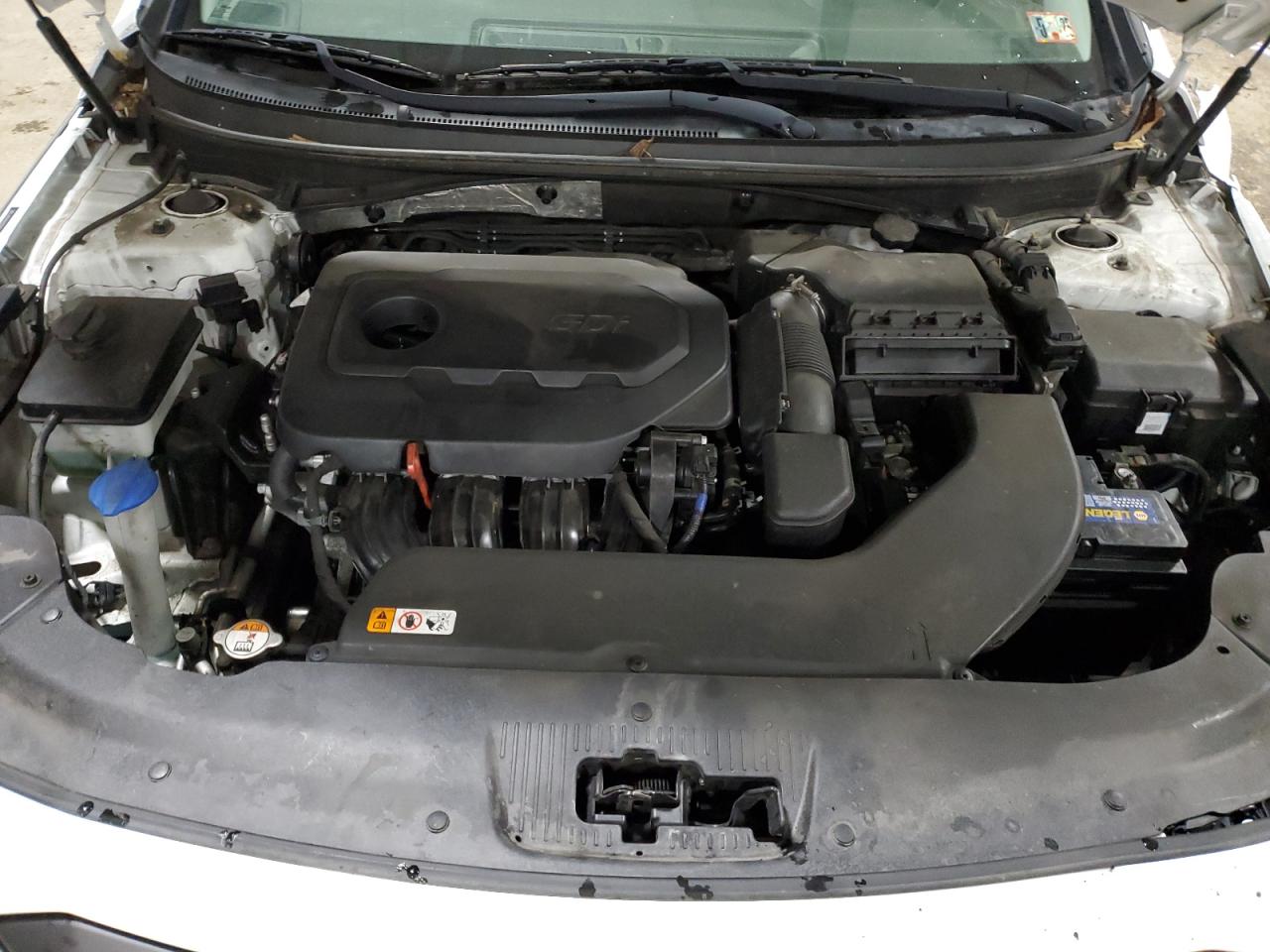2017 Hyundai Sonata VIN 5NPE34AF4HH502919 Copart auction photo, front end / side damage thumbnail 11