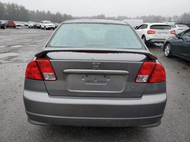 2005 Honda Civic VIN 1HGES257X5L010138 Copart auction photo, front end / minor dent/scratches damage thumbnail 6
