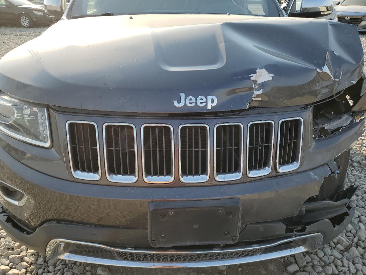 2016 Jeep Grand Cherokee VIN 1C4RJFBG6GC311457 Copart auction photo, front end / top/roof damage thumbnail 12