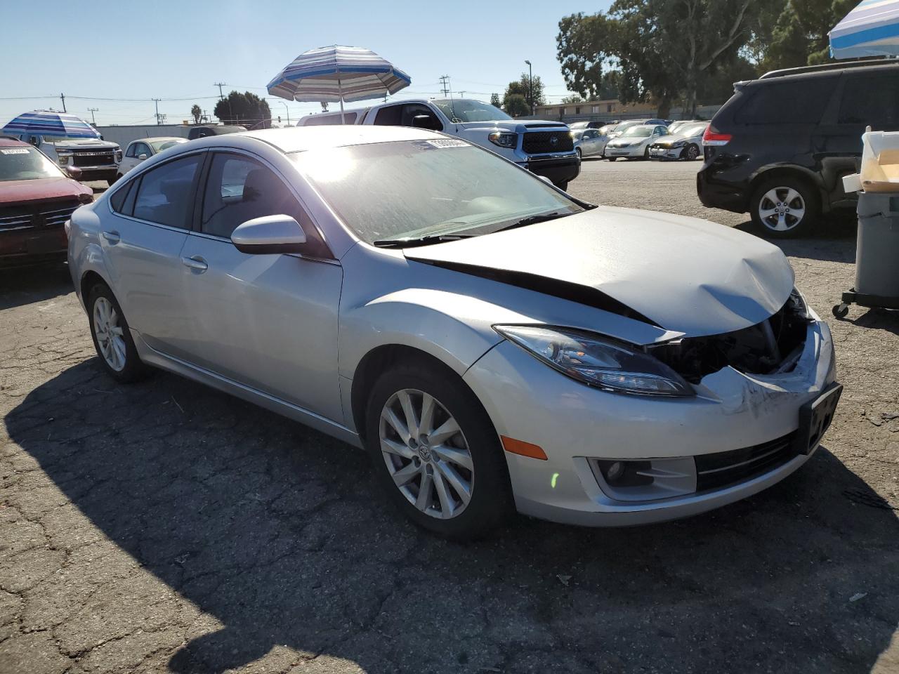 2012 Mazda 6 VIN 1YVHZ8DH8C5M11168 Copart auction photo, front end / minor dent/scratches damage thumbnail 4