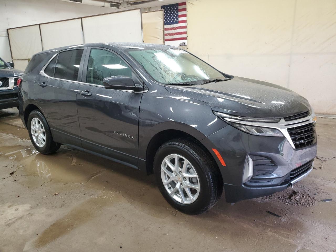 2023 Chevrolet Equinox VIN 3GNAXUEG7PS114763 Copart auction photo, side / front end damage thumbnail 4