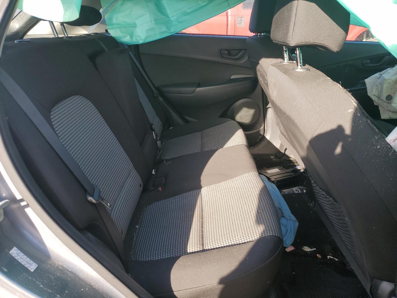 2019 Hyundai Kona VIN KM8K12AA1KU266997 Copart auction photo, front end / side damage thumbnail 11
