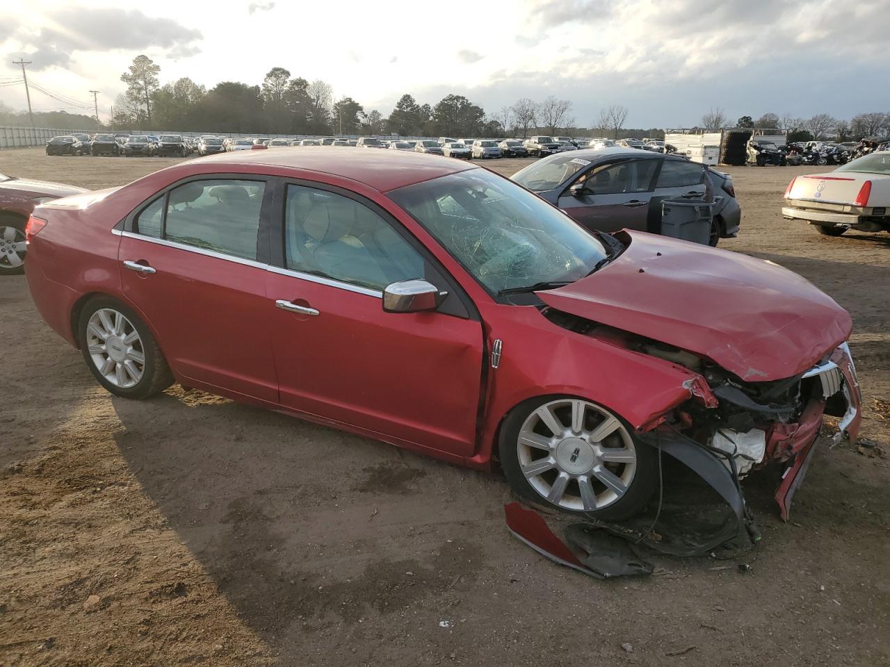 2012 Lincoln MKZ VIN 3LNHL2GC3CR816075 Copart auction photo, front end / side damage thumbnail 4