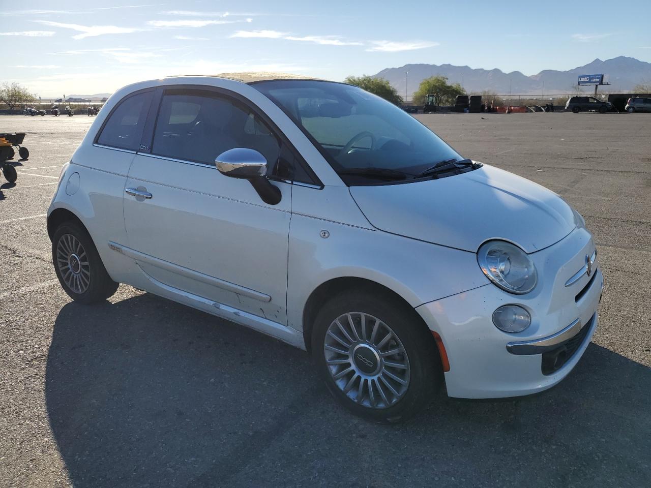 2013 Fiat 500 VIN 3C3CFFER1DT513549 Copart auction photo, minor dent/scratches damage thumbnail 4