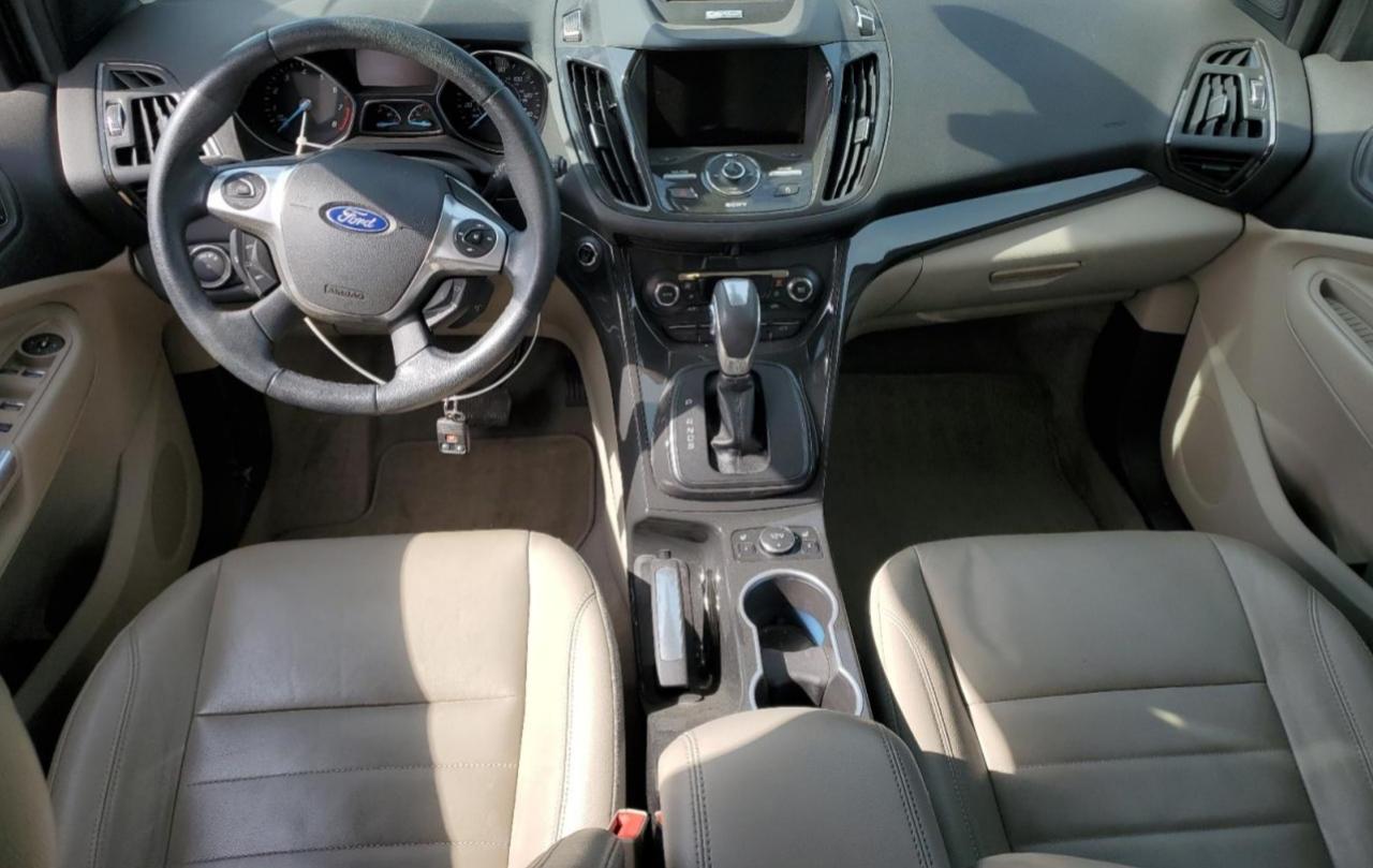 2014 Ford Escape VIN 1FMCU0JX7EUC04951 Copart auction photo, side / front end damage thumbnail 8