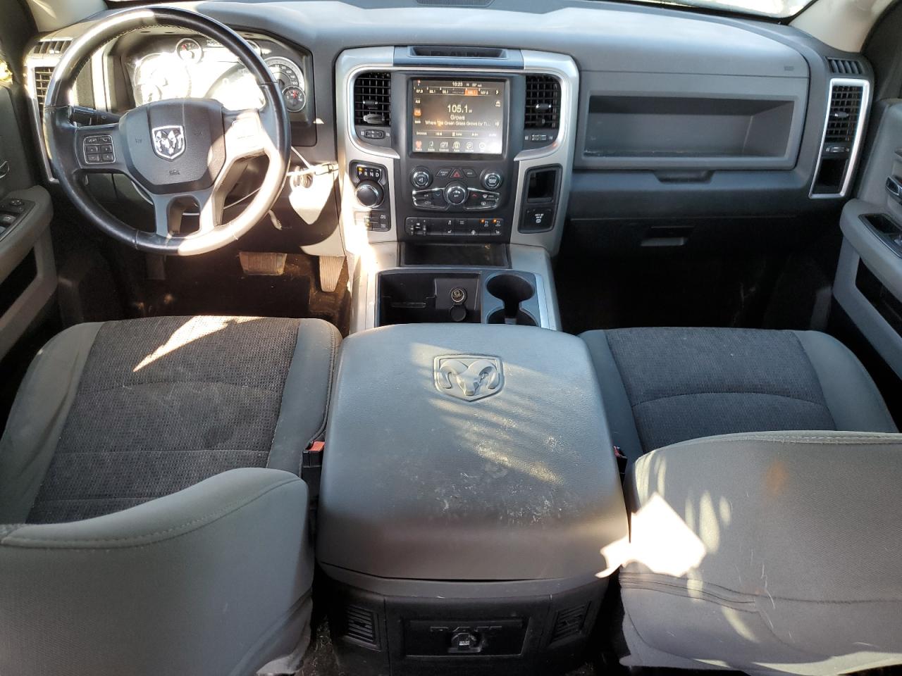2015 RAM 1500 VIN 1C6RR7LM8FS572877 Copart auction photo, top/roof / side damage thumbnail 8