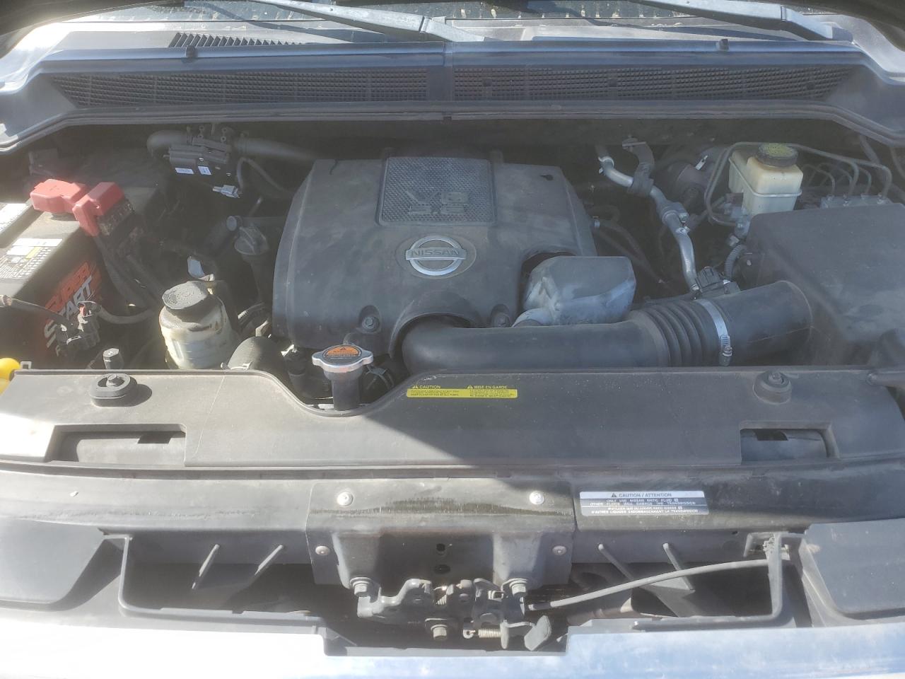2014 Nissan Titan VIN 1N6BA0CA9EN519615 Copart auction photo, undercarriage / all over damage thumbnail 11