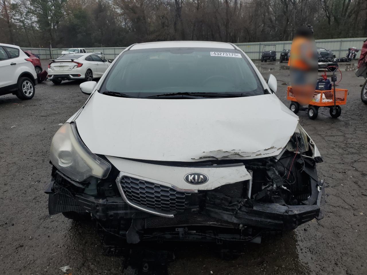 2016 KIA Forte VIN KNAFK4A63G5443347 Copart auction photo, front end damage thumbnail 5