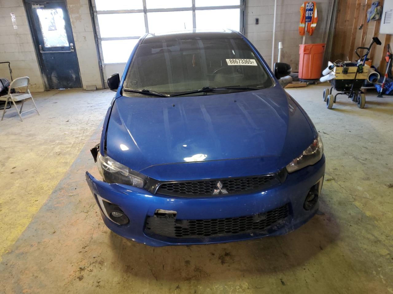 2017 Mitsubishi Lancer VIN JA32U2FU9HU014291 Copart auction photo, front end / side damage thumbnail 5