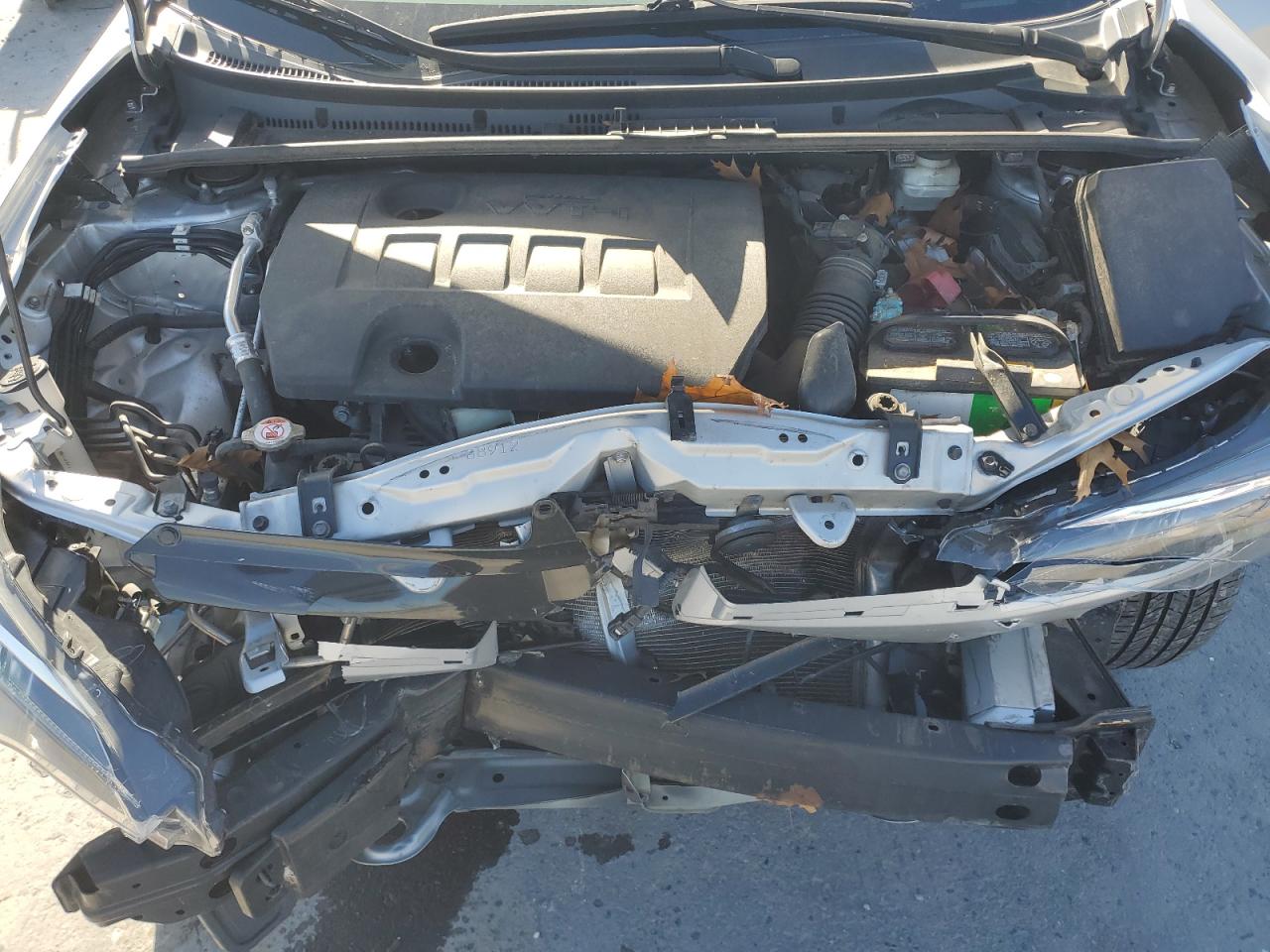 2017 Toyota Corolla VIN 2T1BURHE2HC858265 Copart auction photo, front end / side damage thumbnail 11