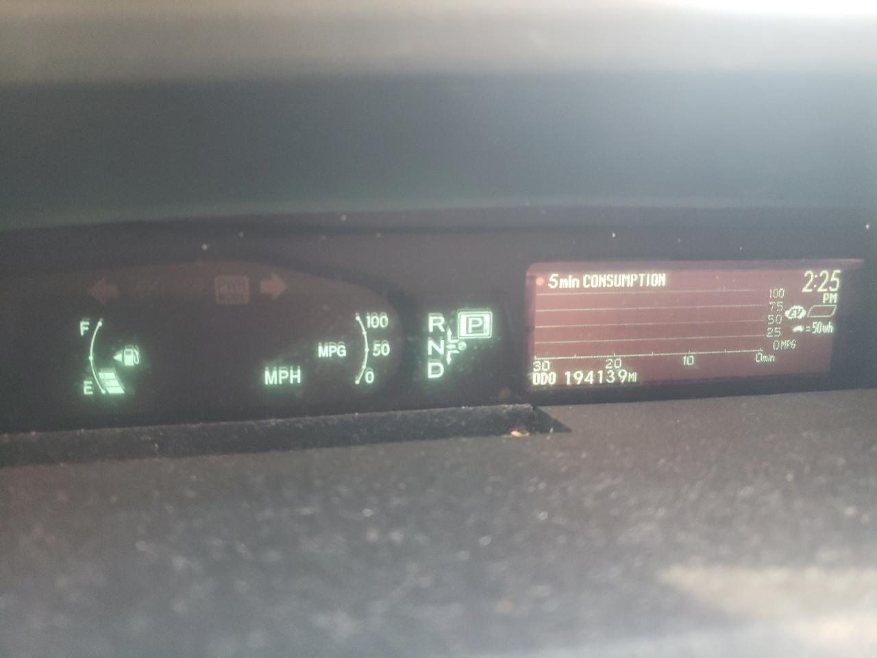 2012 Toyota Prius VIN JTDKN3DU3C1504405 Copart auction photo, rear end damage thumbnail 9