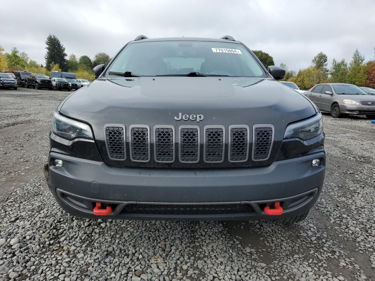 2019 Jeep Cherokee VIN 1C4PJMBX9KD400793 Copart auction photo, front end / side damage thumbnail 5