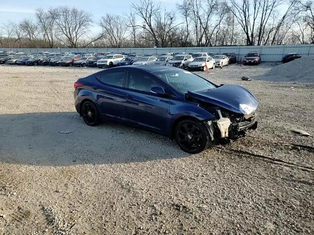 2013 Hyundai Elantra VIN KMHDH4AE8DU709703 Copart auction photo, front end / side damage thumbnail 14