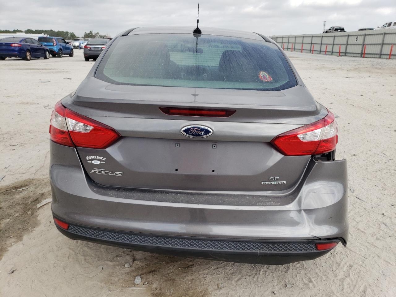 2014 Ford Focus VIN 1FADP3F21EL222307 Copart auction photo, rear end / side damage thumbnail 6