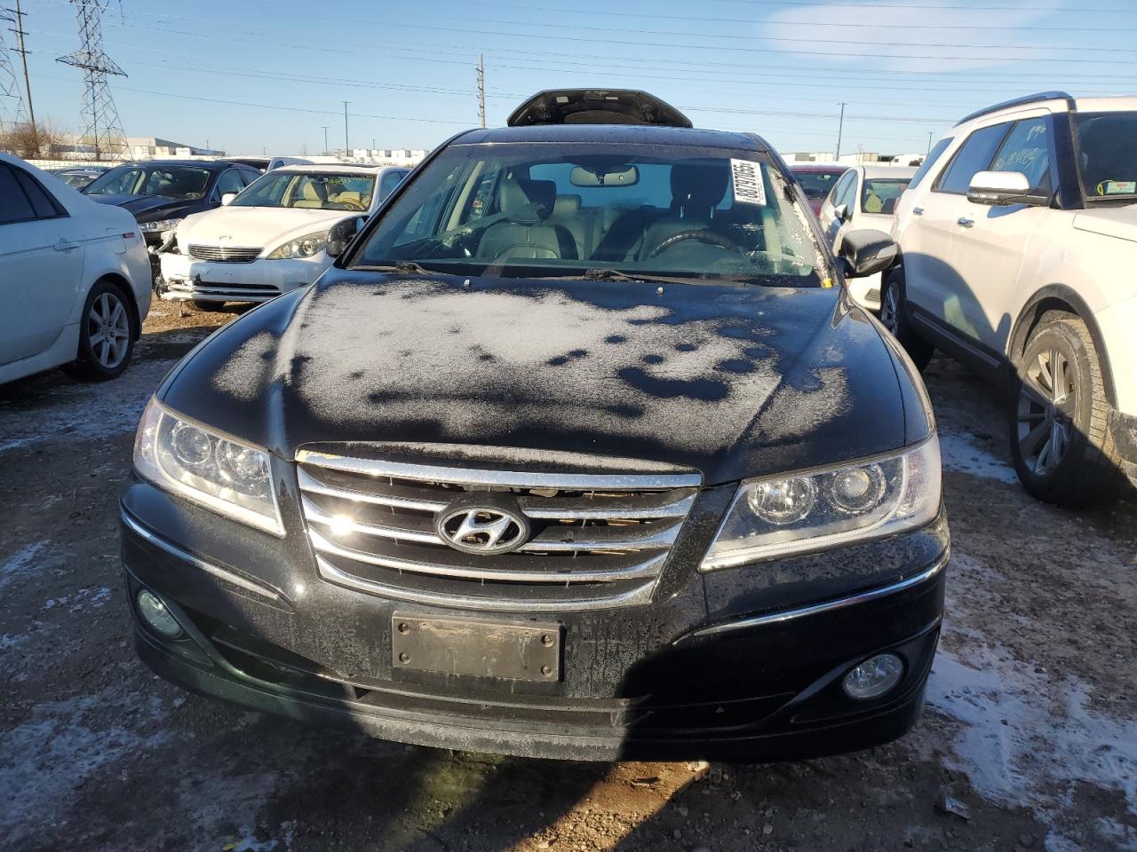 2011 Hyundai Azera VIN KMHFC4DF6BA551971 Copart auction photo, rear end damage thumbnail 5