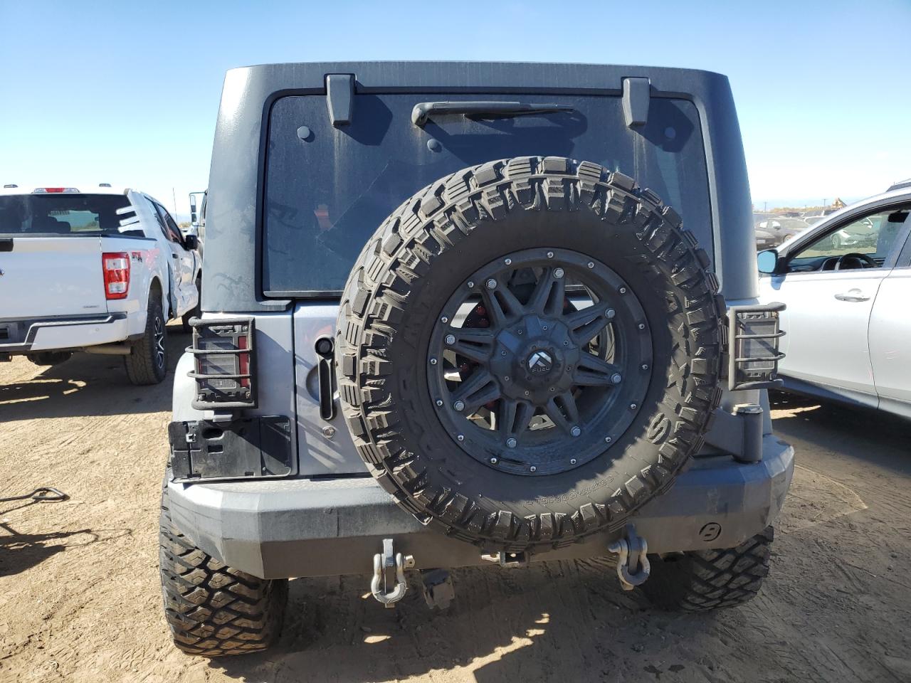 2015 Jeep Wrangler VIN 1C4BJWFG6FL626799 Copart auction photo, front end / side damage thumbnail 6
