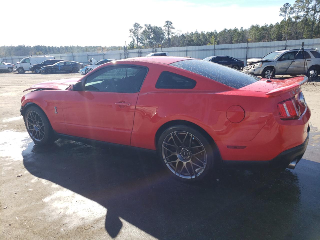 2011 Ford Mustang VIN 1ZVBP8JS9B5137685 Copart auction photo, front end damage thumbnail 2