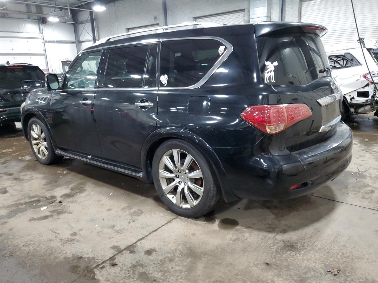 2012 Infiniti QX56 VIN JN8AZ2NE8C9016896 Copart auction photo, minor dent/scratches damage thumbnail 2