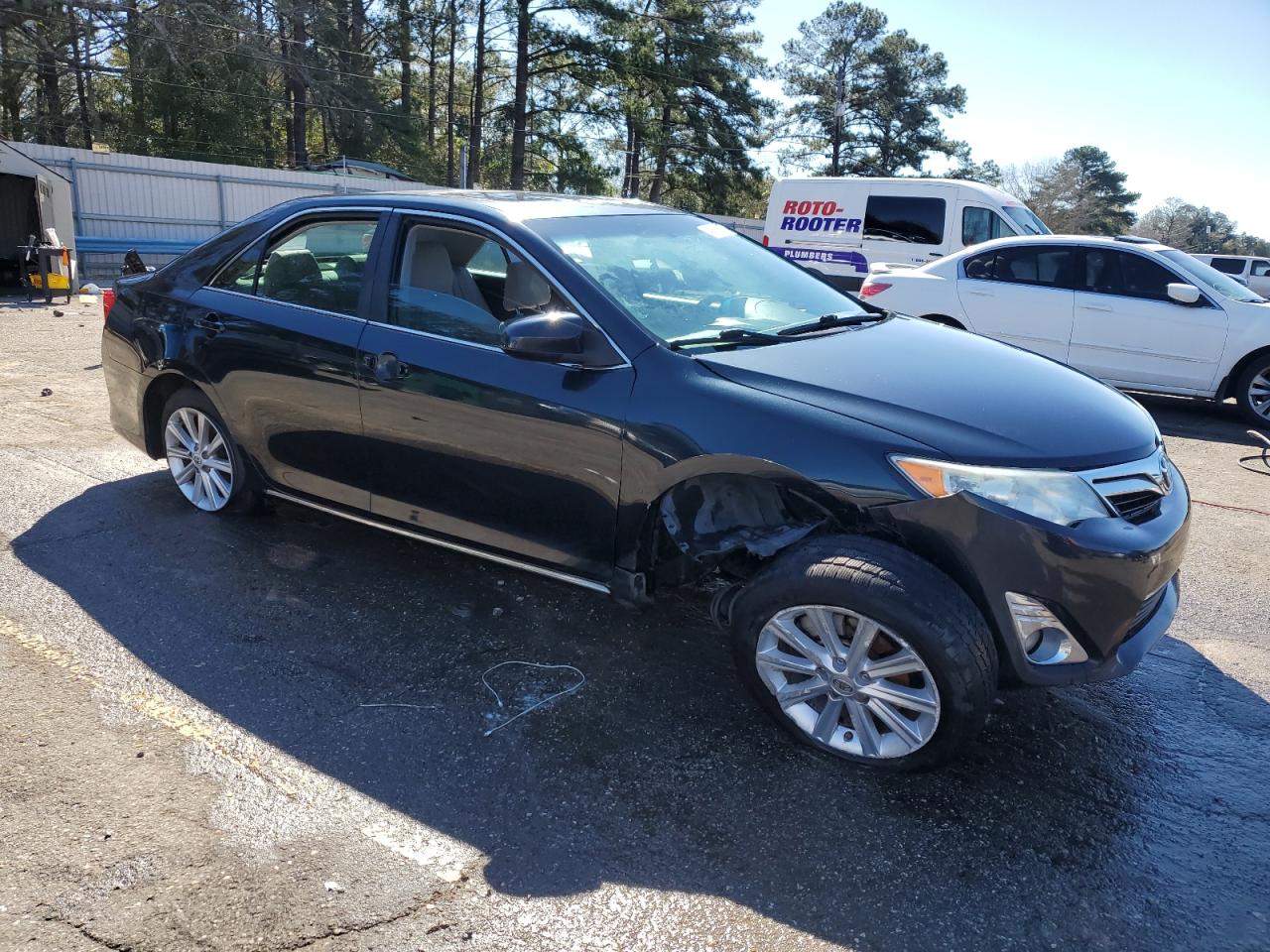 2013 Toyota Camry VIN 4T1BF1FK8DU294697 Copart auction photo, front end / undercarriage damage thumbnail 4