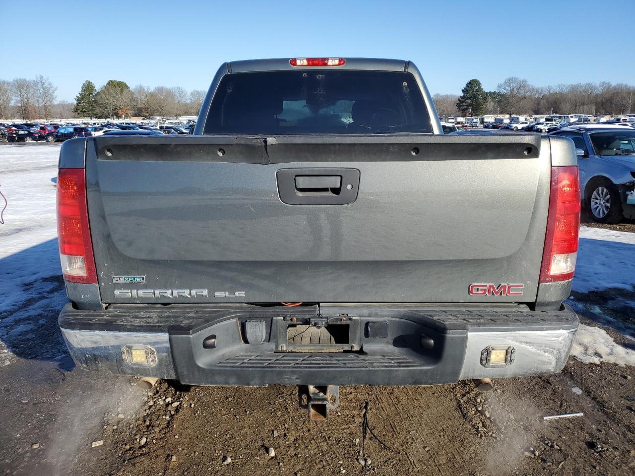 2011 GMC Sierra VIN 3GTP2VE35BG245853 Copart auction photo, burn - engine damage thumbnail 6
