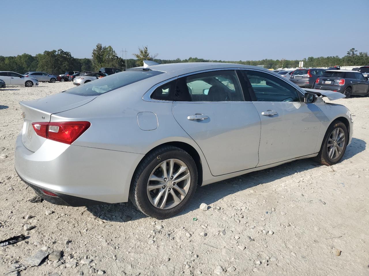 2018 Chevrolet Malibu VIN 1G1ZD5ST3JF174507 Copart auction photo, front end / side damage thumbnail 3